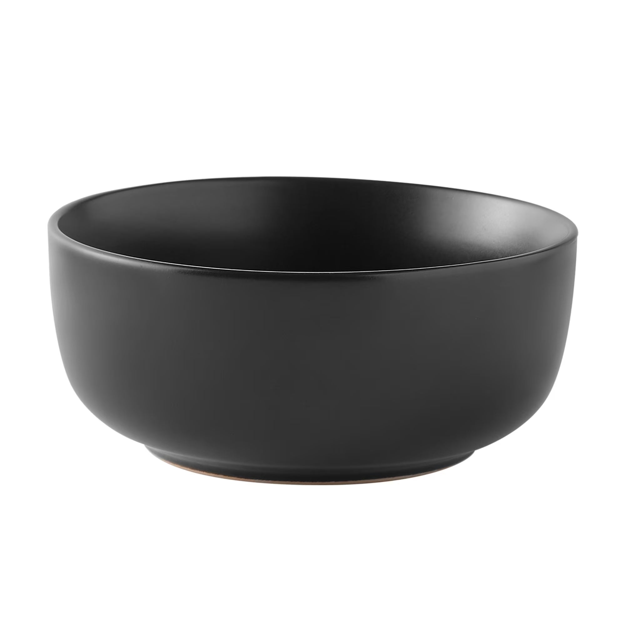 12-Piece Matte Black Stoneware Dinnerware Set for Everyday Dining