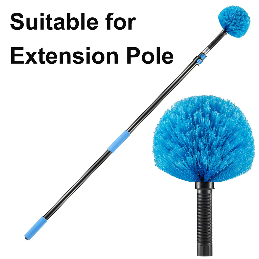 Twist-On Cobweb Duster Head – Spider Web Cleaning Brush for Indoor & Outdoor Use