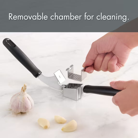 7.7-Inch Ergonomic Lightweight Stainless Steel Garlic Press