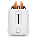 2-Slice Toaster with 6 Shade Settings & Removable Crumb Tray – Arctic White