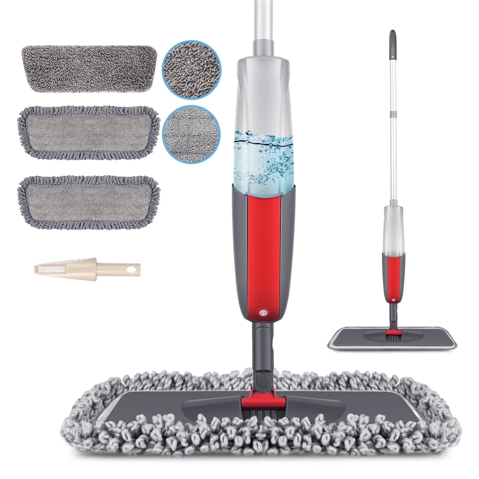 Microfiber Spray Mop for Wet & Dry Floor Cleaning – Hardwood & Kitchen Floors