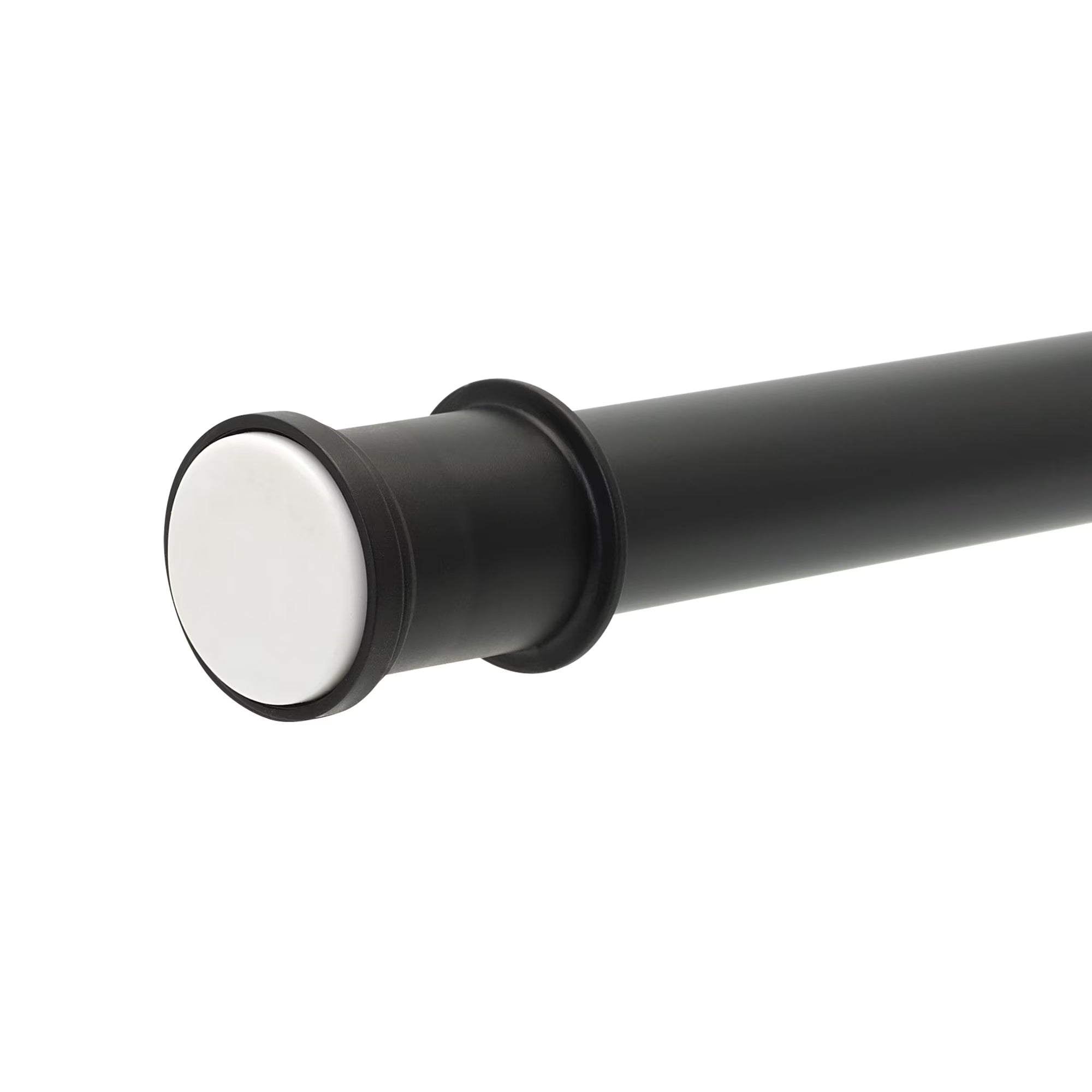 Mainstays Adjustable Tension Shower Curtain Rod 44–72 Inch – Matte Black